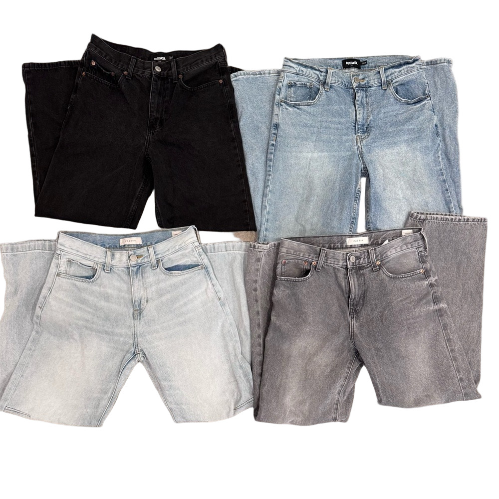 4 PacSun Men’s Baggy Jeans - size 29 x 30
